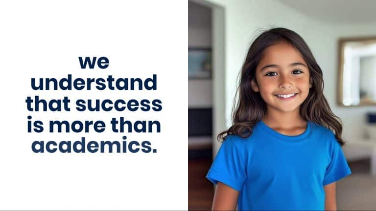 we understand that success is more than academics