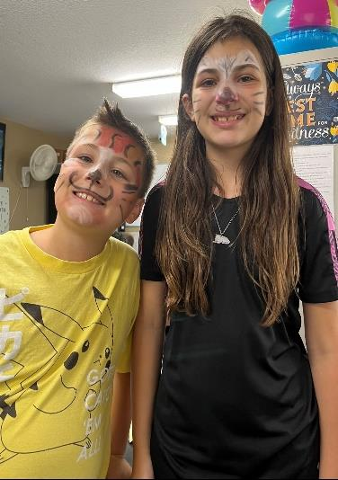 Summer school fun with face painting