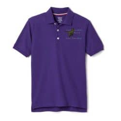 Reach Academy School Purple Polo Shirt