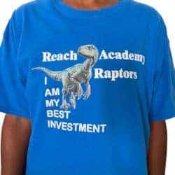 Reach Academy School Raptor I am my best investment T-Shirt