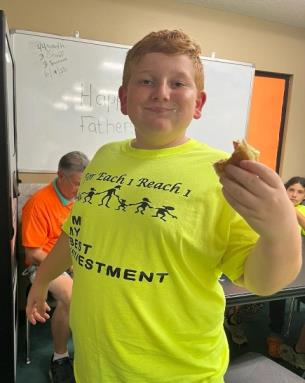 Student in summer school